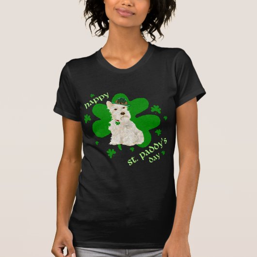 ウィートンティッシュテリアSt patricks day Tシャツ (正面)