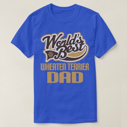 ウィートンテリアパパ Tシャツ (デザイン正面)