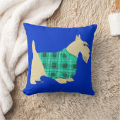 ウィートン・スコッチ・テリアのスウェーター・ピロー クッション (ブランケット)