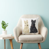 ウィートン&ブラックスコティッシュテリア クッション (椅子)