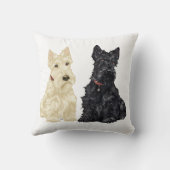 ウィートン&ブラックスコティッシュテリア クッション (裏面)