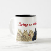 ウィートン&ブラックスコティッシュテリア ツートーンマグカップ (正面左)