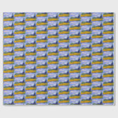 ウィート・フィールドとサイプレス・ビンセント・ヴァン・ゴッホ1889 ラッピングペーパー (フラット)