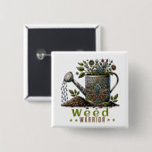 ウィードウォリアボタン 缶バッジ (正面&裏面)