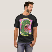 ウィードコアな雰囲気のかわいいピクルス玉子 Tシャツ (正面フル)