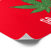 ウィードリーフクリスマスハッピーホリデーズ ポスター (角)