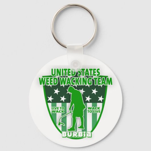 ウィードワッキングチームキーチェーン キーホルダー (正面)