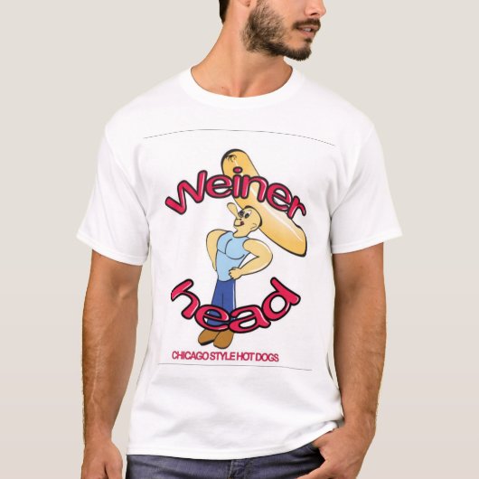 ウィーナーの頭部 Tシャツ (正面)