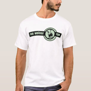 ウィーナーは走ることができます Tシャツ