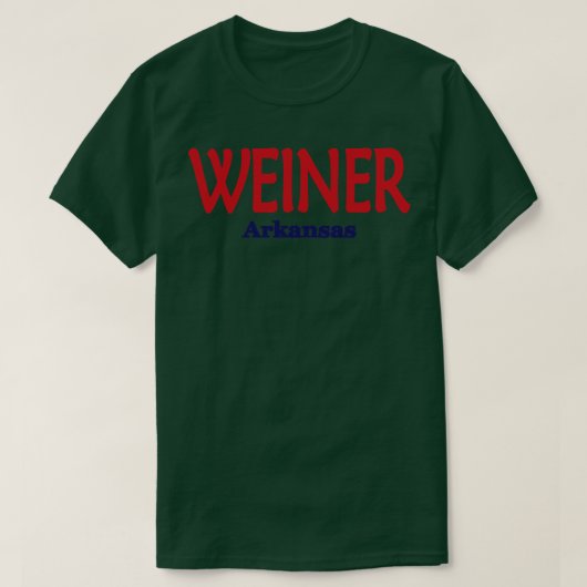 ウィーナーアーカンソーTシャツ Tシャツ (デザイン正面)