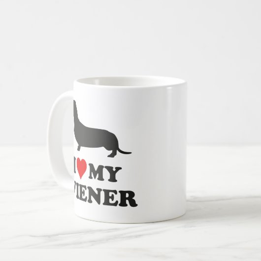 ウィーナーコーヒーマグが大好き コーヒーマグカップ (正面左)