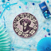 ウィーナードッグダックスシャンドソーセージ犬ペット ペーパープレート (パーティー)