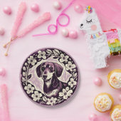 ウィーナードッグダックスシャンドソーセージ犬ペット ペーパープレート (パーティー)