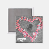 ウィーナードッグハート磁石 マグネット (正面/裏面)