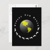 ウィーナードッグワールドグラフィック ポストカード (正面/裏面)