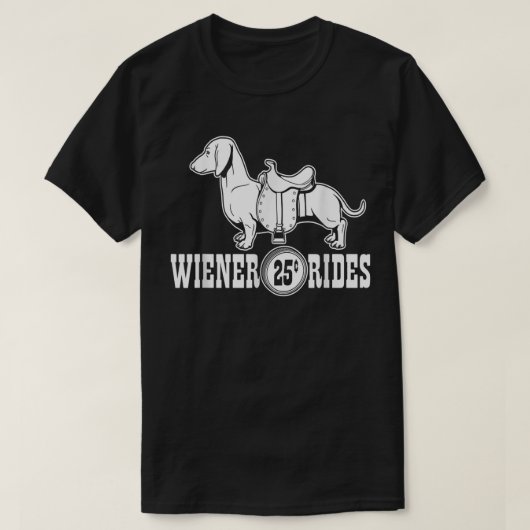 ウィーナーライおもしろいズダクシュントT Tシャツ (デザイン正面)