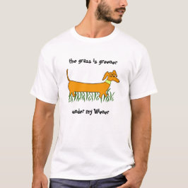 ウィーナー犬 Tシャツ
