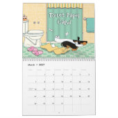 ウィーナー·ドッグ·おもしろいが行く カレンダー (3月 2027)