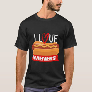 ウィーナーBBQ 7月4日 米国愛国 Tシャツ
