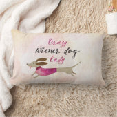 ウィーナ熱狂するードッグレディ ランバークッション (ブランケット)