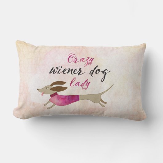 ウィーナ熱狂するードッグレディ ランバークッション (正面)