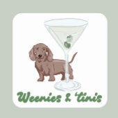 ウィーニーズ＆マルティニーパーティー スクエアペーパーコースター