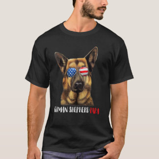 ウィーニーパパ ジャーマンシェパードパパ 犬 ジャーマンシェパード Tシャツ