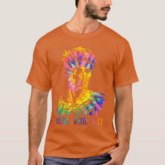 ウィーニー・ダイ・パターン ヴェニ・ヴィド ユリウス・カエサル肖像 Tシャツ