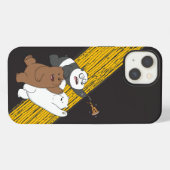 ウィーバリアベアーズ - 最後のピザスライス iPhoneケース (裏面横)