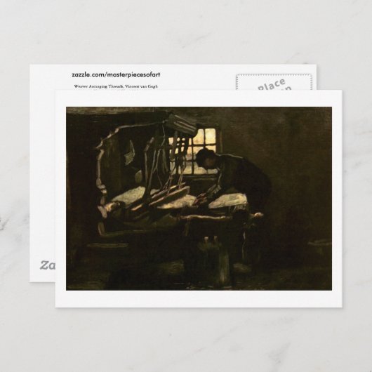 ウィーバーアレンジングスレッド(F35)ファンゴッホファインアート ポストカード (正面/裏面)