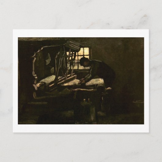 ウィーバーアレンジングスレッド(F35)ファンゴッホファインアート ポストカード (正面)