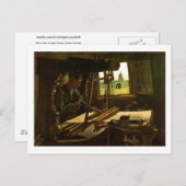 ウィーバーニアオープンウインドウバンゴッホファインアート ポストカード (正面/裏面)