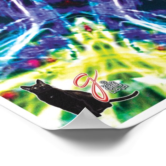 ウィーバー万華鏡のように千変万化するパターン ポスター (角)