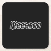 ウィーバー スクエアペーパーコースター (正面)