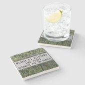 ウィーバーD's，アテネ，ジョージア，大理石コースター。 ストーンコースター (横)