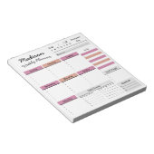 ウィーパーソナライズされたクリープランナーカスタムメモ帳 ノートパッド (アングル)