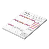 ウィーパーソナライズされたクリープランナーカスタムメモ帳 ノートパッド (回転)