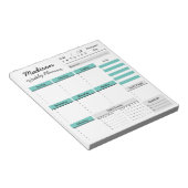 ウィーパーソナライズされたクリープランナーカスタムメモ帳 ノートパッド (アングル)