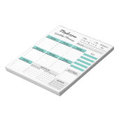 ウィーパーソナライズされたクリープランナーカスタムメモ帳 ノートパッド (回転)