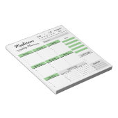 ウィーパーソナライズされたクリープランナーカスタムメモ帳 ノートパッド (アングル)