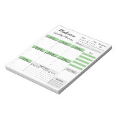 ウィーパーソナライズされたクリープランナーカスタムメモ帳 ノートパッド (回転)