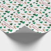 ウィーパーソナライズされたナードッグ贈答用包装紙 ラッピングペーパー (角)