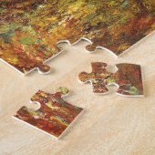 ウィーピングウィローバイクロードモネヴィンテージファインアート ジグソーパズル (側面)