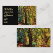 ウィーピングウィローモネファインアート 名刺 (正面/裏面)