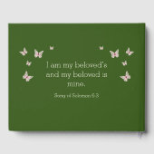 ウィーピングウィロー結婚ズスイートゲストブック ゲストブック (裏面)