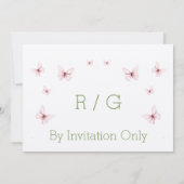 ウィーピングウィロー結婚式招待状 招待状 (裏面)