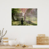 ウィーピングエンジェルダズスタジオデジタルアート ポスター (キッチン)