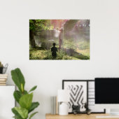 ウィーピングエンジェルダズスタジオデジタルアート ポスター (ホームオフィス)