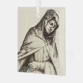 ウィーピングメアリーガラスオーナメント ガラスオーナメント (正面左)