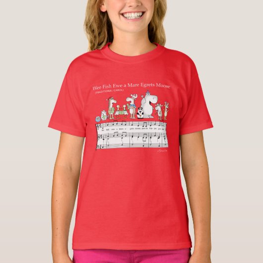 ウィーフィッシュEWEアマーレエグレットムースサンドラボイントンT- Tシャツ (正面)